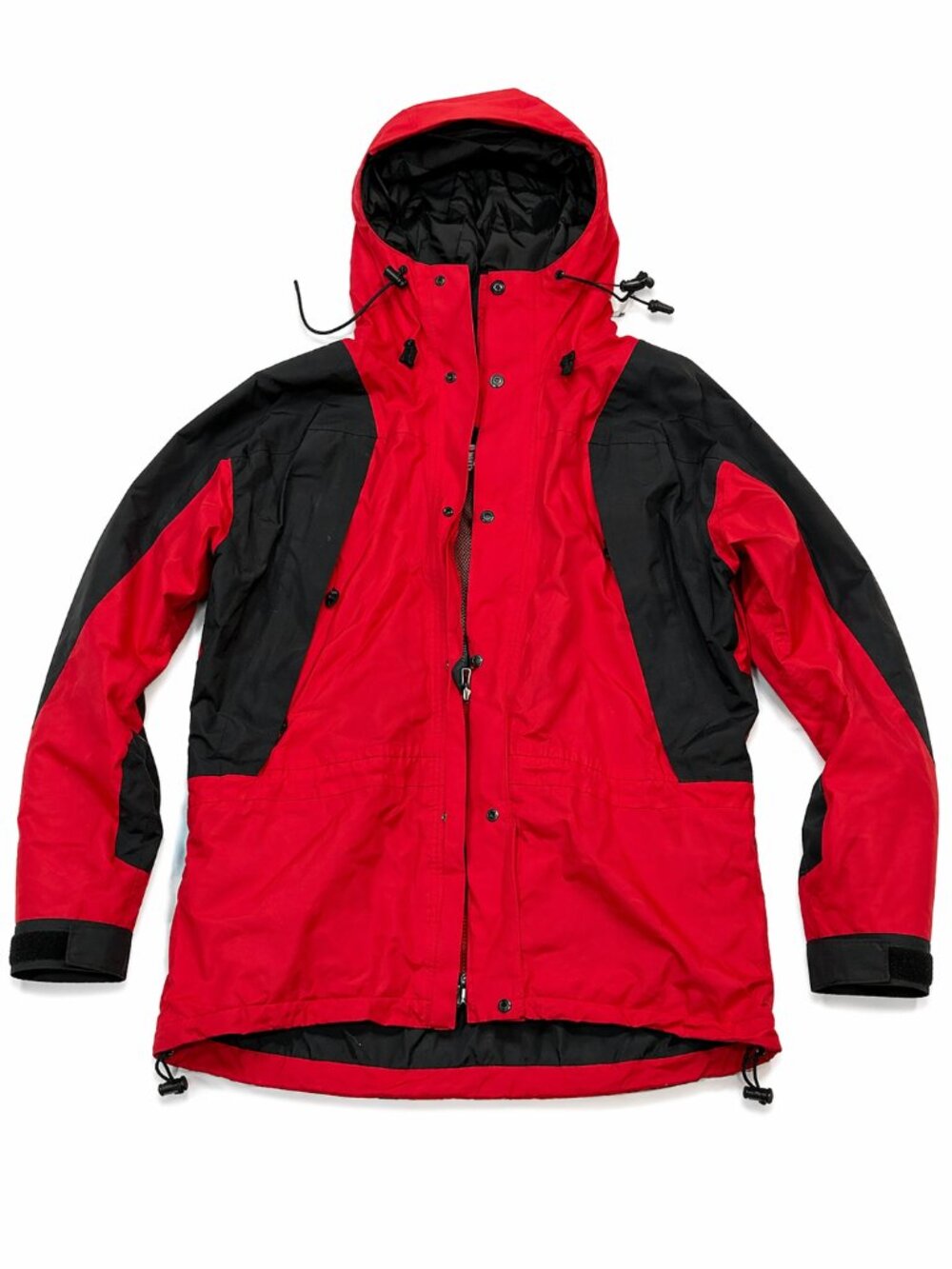 Vintage 90s The North Face GoreTex Mountain Light Jacket USA Made Red Black M